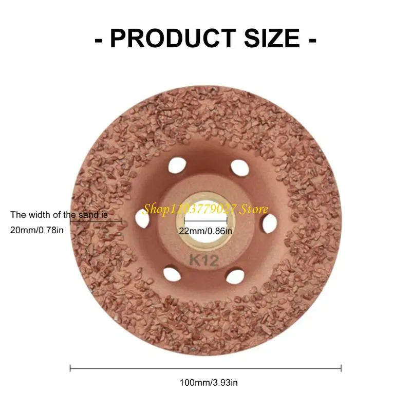 C4DF Durability Hoofs Trimming Disc Multipurpose Hoofs Trimming Grinding Wheel for Horses Cattle Goat and Sheep