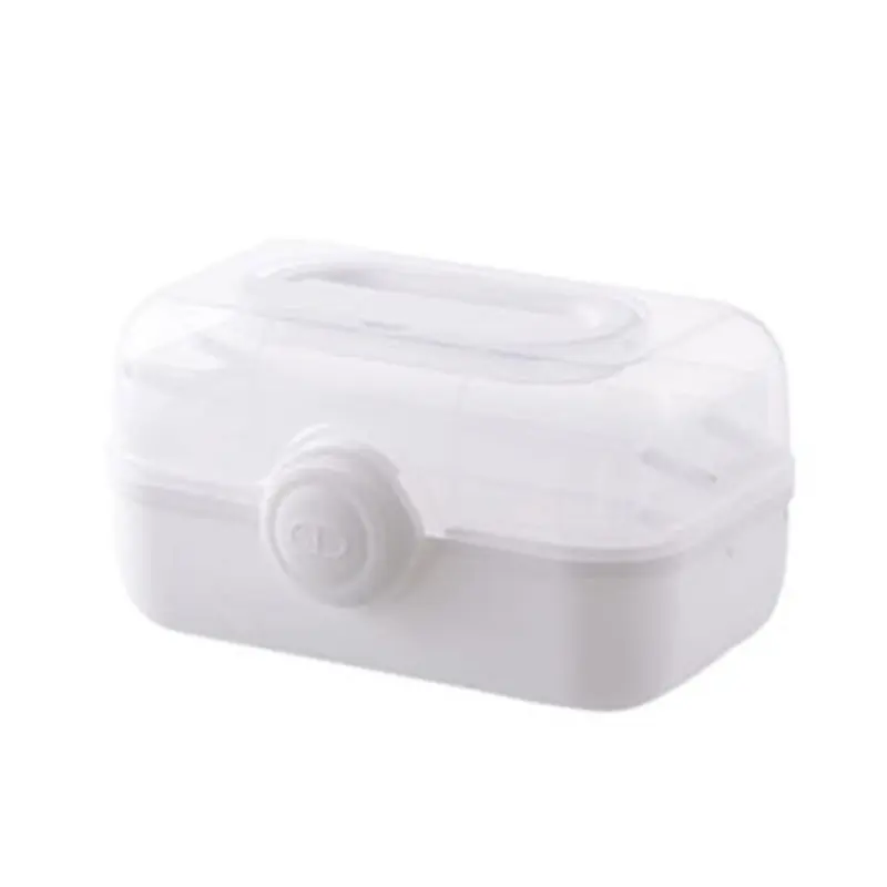 Y1UB Plastic Storage Box with Handle Indoor Outdoor Camping Organization