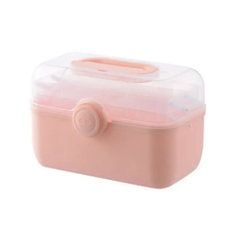 Y1UB Plastic Storage Box with Handle Indoor Outdoor Camping Organization