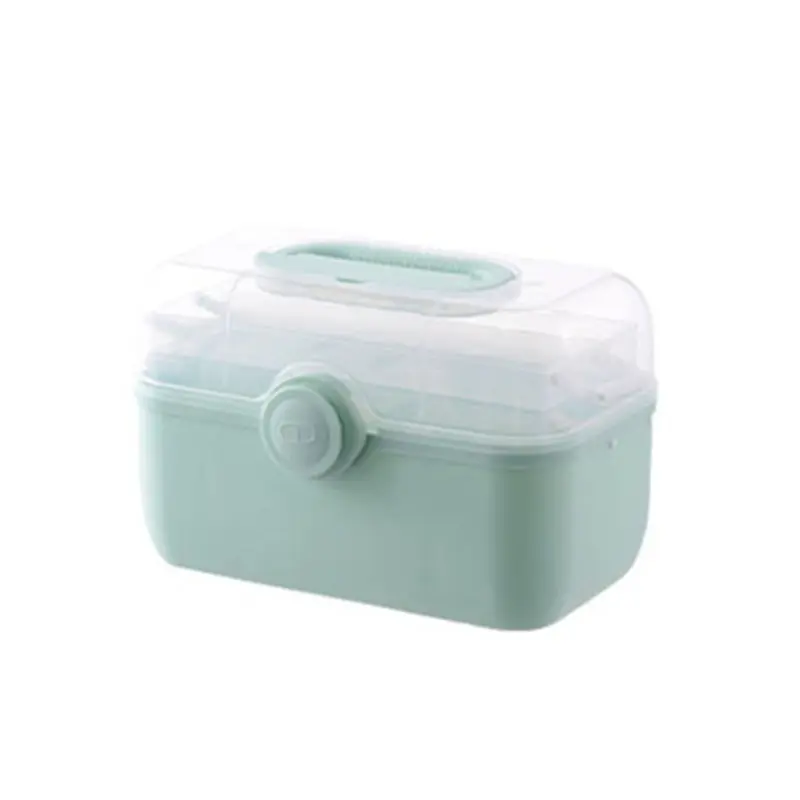 Y1UB Plastic Storage Box with Handle Indoor Outdoor Camping Organization