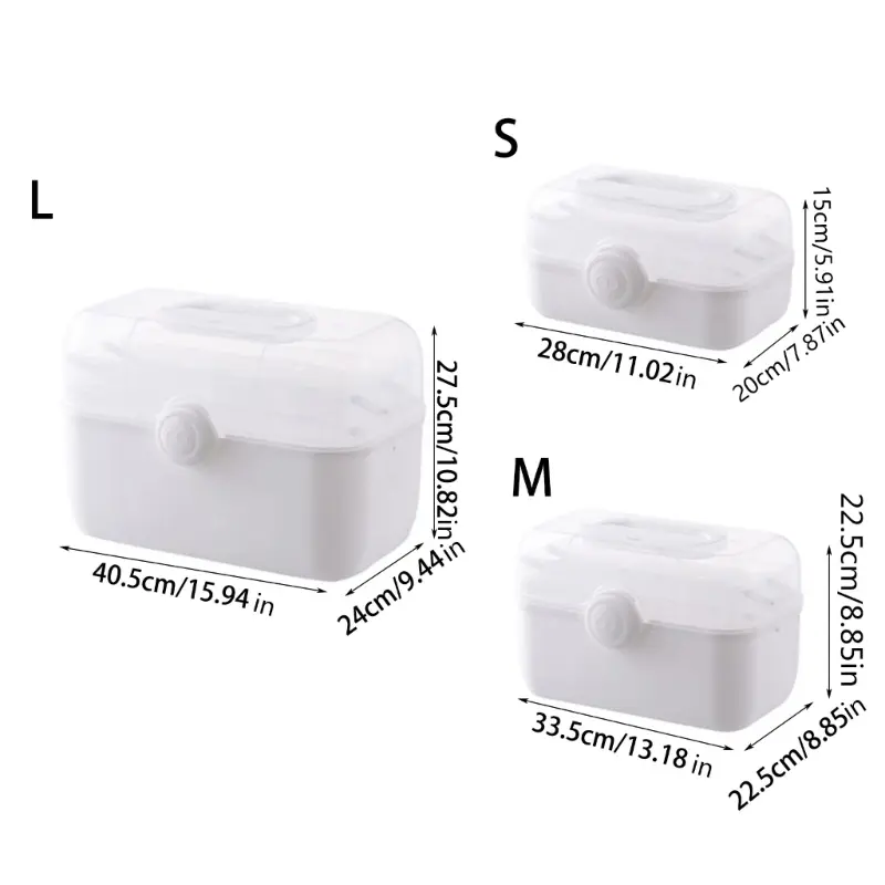 Y1UB Plastic Storage Box with Handle Indoor Outdoor Camping Organization