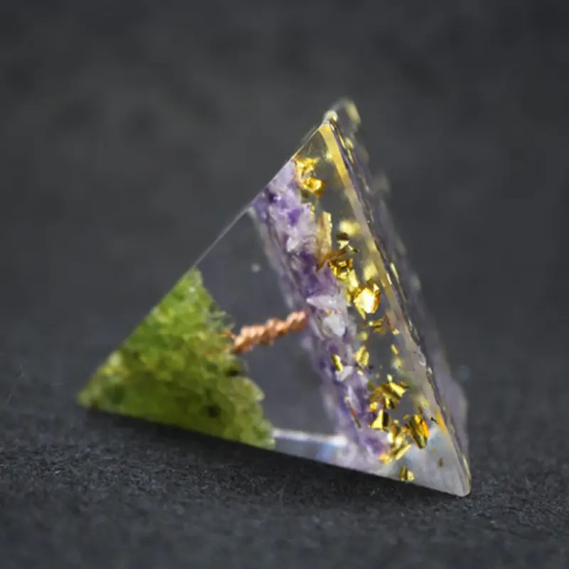 Y1UB Orgone Pyramid EMF for Protection Meditation Yoga Energy Generator