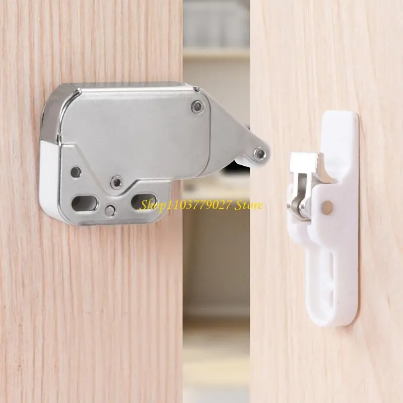 C4DF Locking Device Open Catches Lock Push Type Catches Latches Drawer Cabinet Catches Touch Latches Enduring