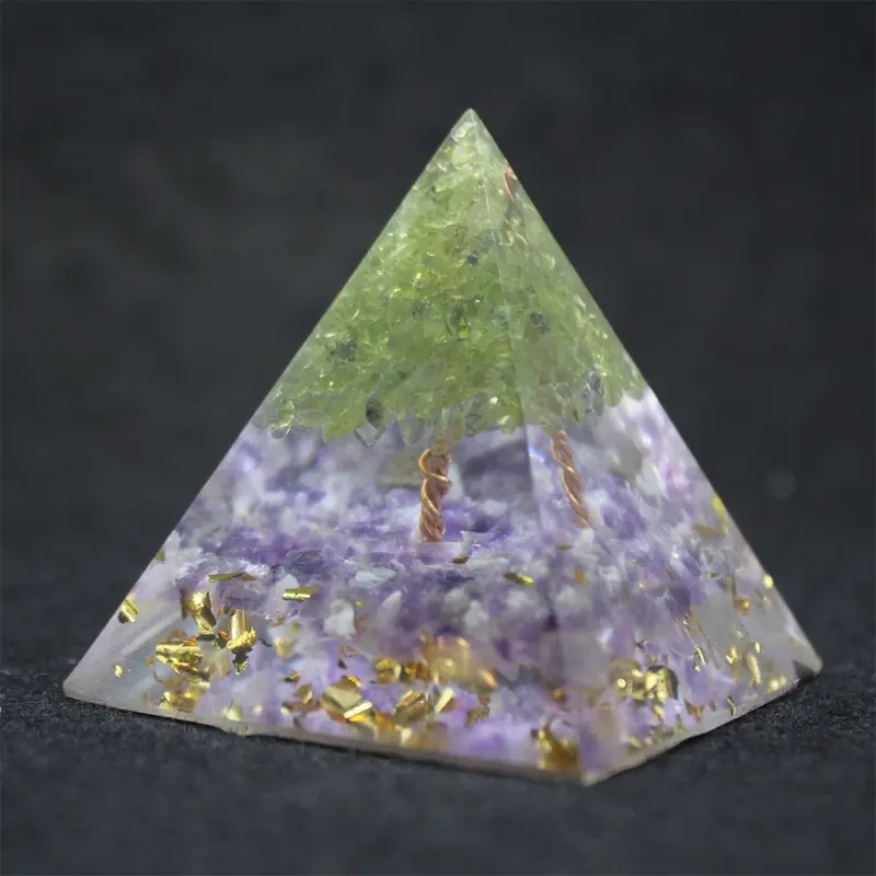 Y1UB Orgone Pyramid EMF for Protection Meditation Yoga Energy Generator