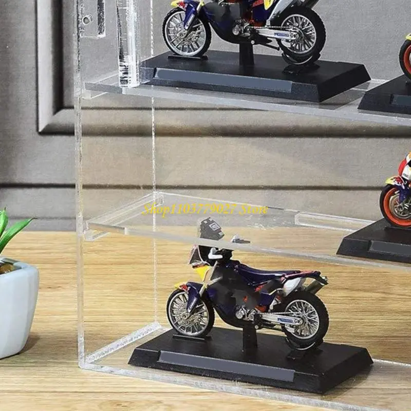 C4DF Clear Organizers Case for Toy Displays Dustproof Protective Cover Decorative Storage Box for Home Office Use