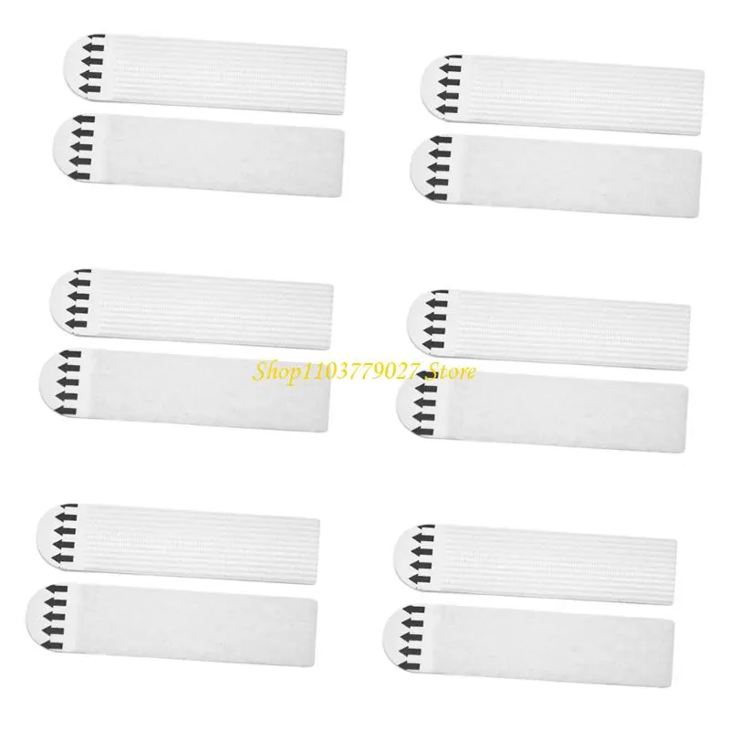 C4DF strong Adhesive Wall Hangers 12 Pair Removable Tape for Decorative frame