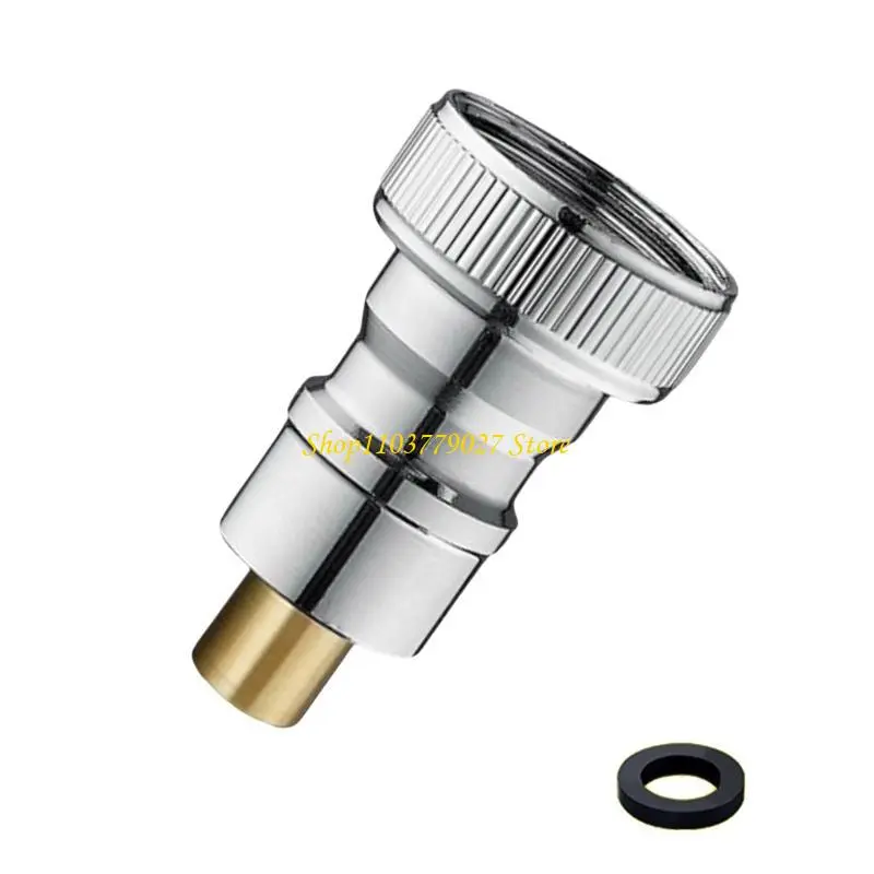C4DF Multipurpose Brass Materials Faucet Hose Adapters for Multiple Threaded Taps Easy Installation Designs Daily Use