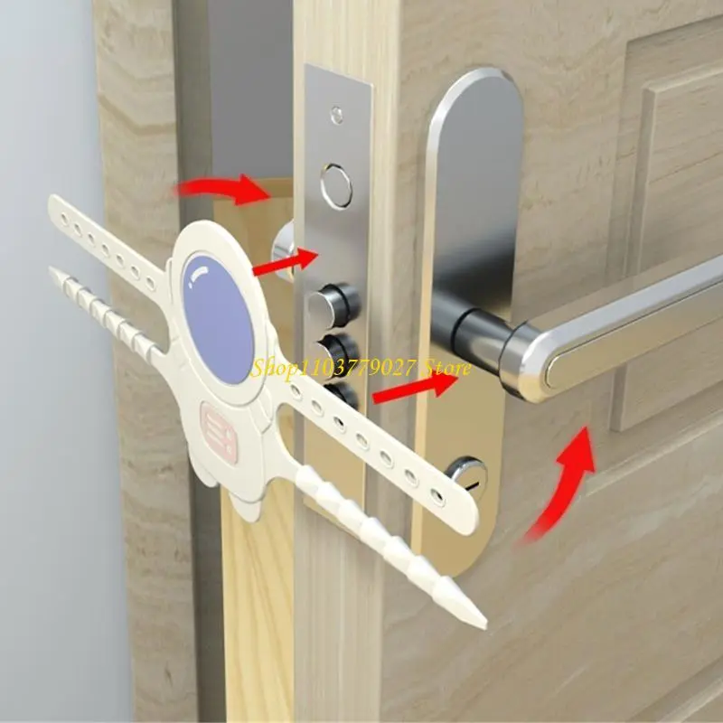 C4DF Anticollision Door Slamming Silencers Silicone Latches Covers Easy to Install