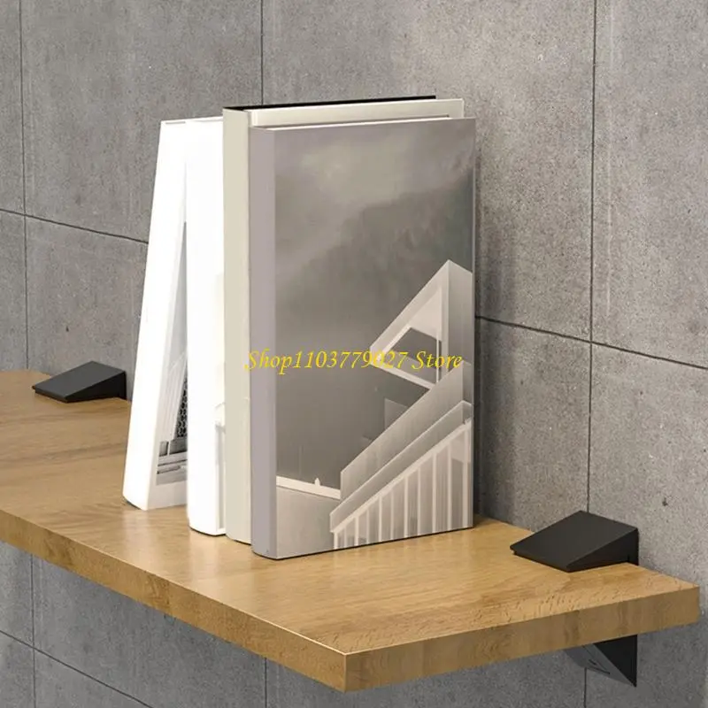 C4DF Modern Glass Shelf Holder Adjustable Wall Bracket Glass Shelving Brackets for Display in Shower Room Kitchen Office