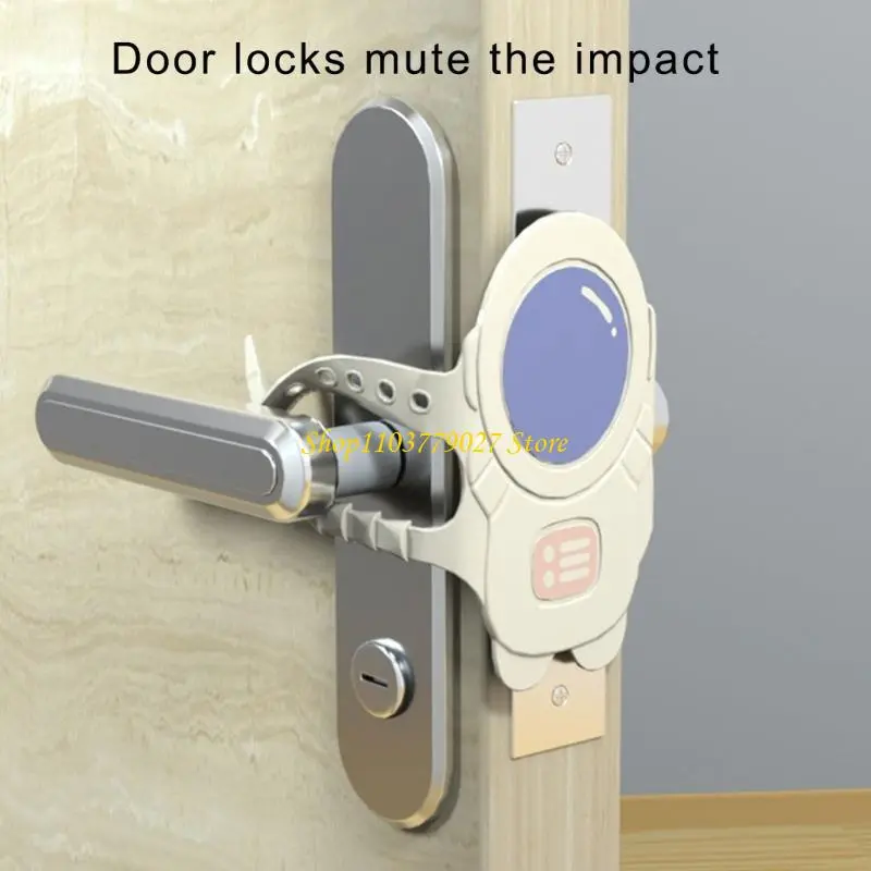 C4DF Anticollision Door Slamming Silencers Silicone Latches Covers Easy to Install
