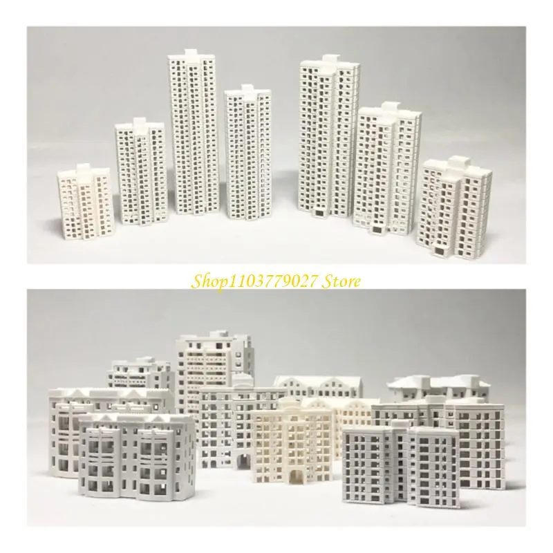 C4DF Miniature City Building Model Realistic Proportions For Model Train Layouts