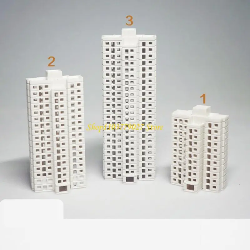 C4DF Miniature City Building Model Realistic Proportions For Model Train Layouts