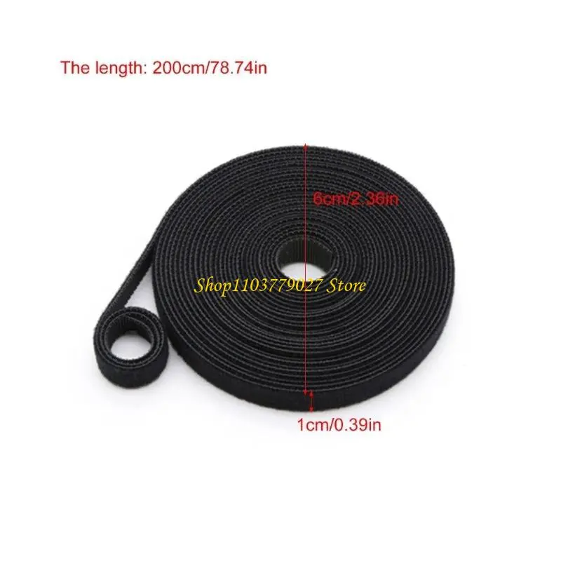 C4DF Durable Nylon Plant Bandage Tie 2M Plant Hook Rings Ties for Home and Garden Use