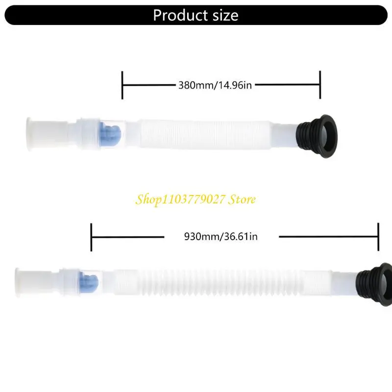 C4DF Siphon Drain Hose Sink Drain Pipe Flexible Stretchable Deodorant Strainer