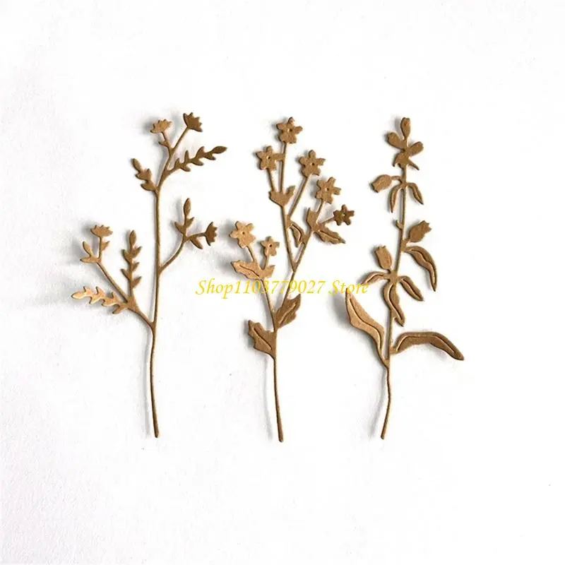 C4DF Plant Flower Die Cut Carbon Steel Cutting Die for Scrapbooking Card Making
