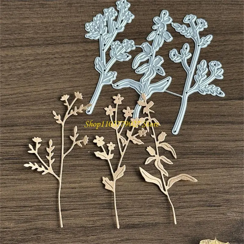 C4DF Plant Flower Die Cut Carbon Steel Cutting Die for Scrapbooking Card Making