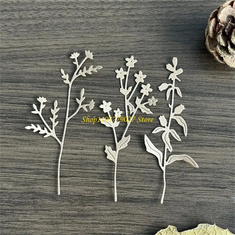 C4DF Plant Flower Die Cut Carbon Steel Cutting Die for Scrapbooking Card Making