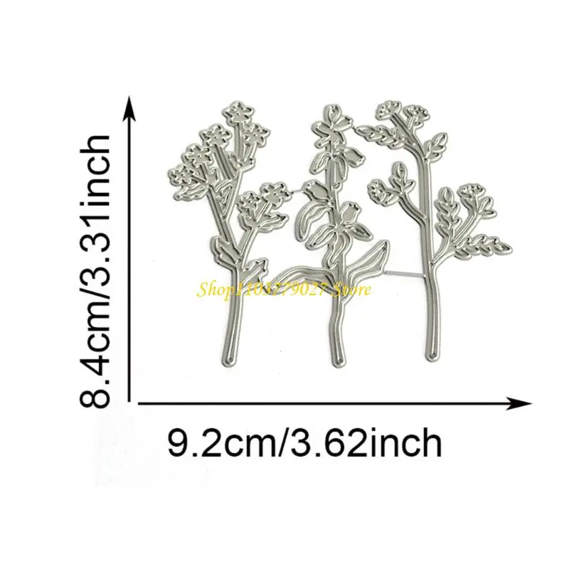 C4DF Plant Flower Die Cut Carbon Steel Cutting Die for Scrapbooking Card Making