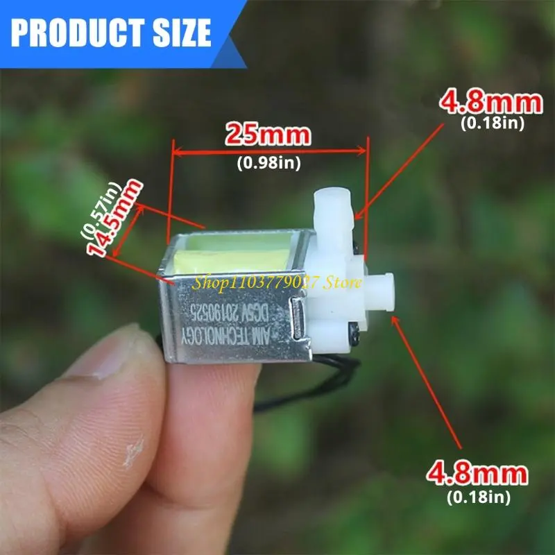 C4DF Small Electromagnetic Valves 2 Way Water Control Valves Controller