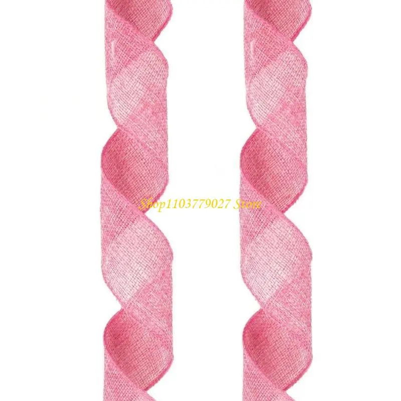 C4DF Craft Ribbon 5.46Yards 50mm Wide for Bows Wreath Making Wrapping Christmas