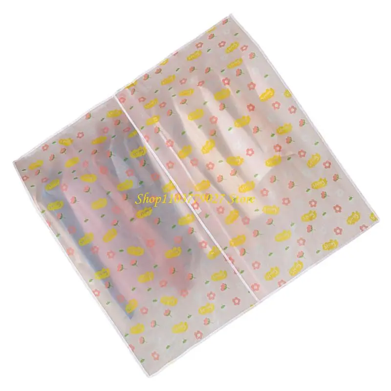 C4DF Durable Wardrobe Rack Cover For Dust Protections Moisture Resistance PEVA Design