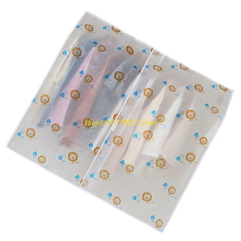 C4DF Durable Wardrobe Rack Cover For Dust Protections Moisture Resistance PEVA Design
