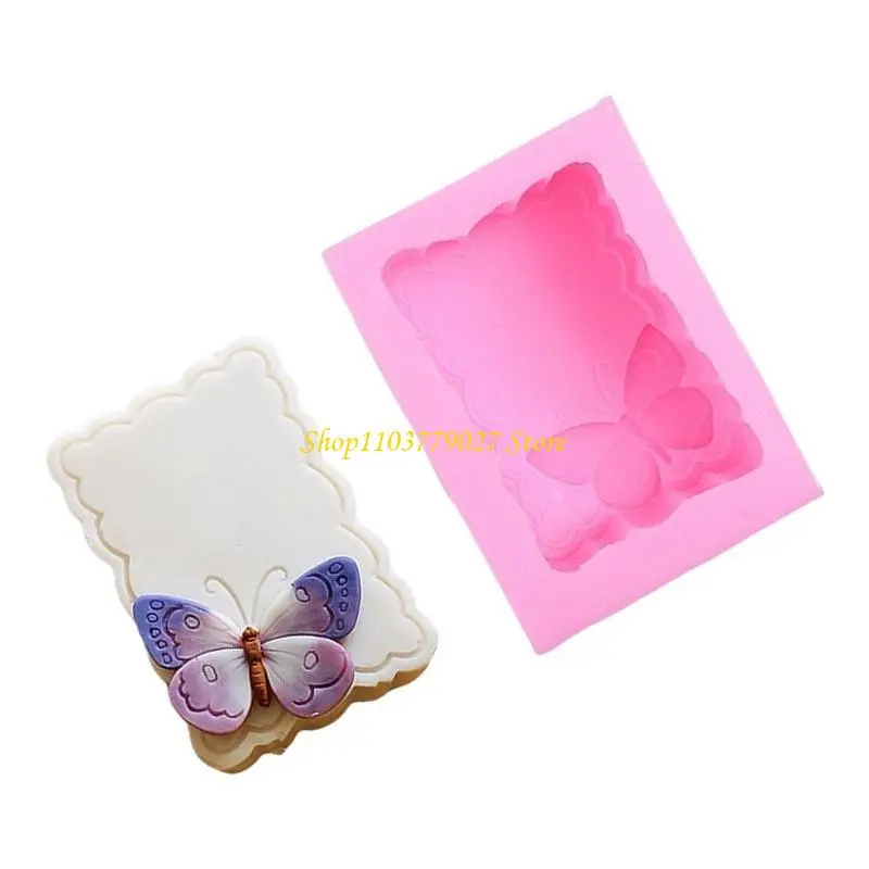 C4DF Retangular Soap Silicone Molds for Epoxy Resin Flower Embossed Silicone Molds for Candle Soap Home Decoration