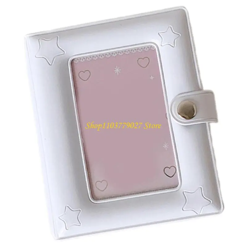 C4DF Portability Photo Organizers Book Single Per Page Memory Keepers Compactly Travel Essential Photo Storage Book Display