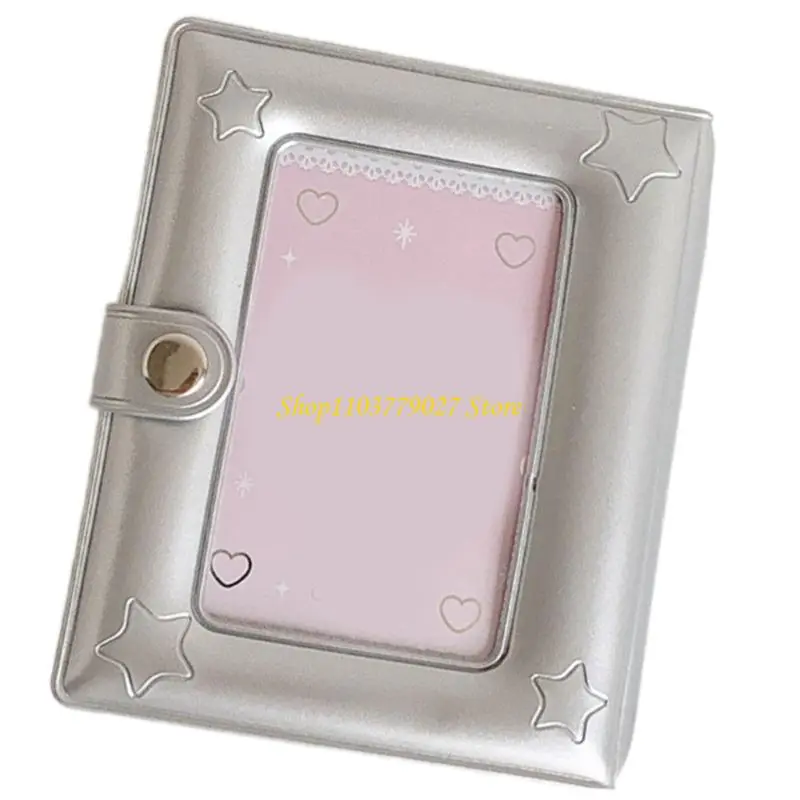 C4DF Portability Photo Organizers Book Single Per Page Memory Keepers Compactly Travel Essential Photo Storage Book Display