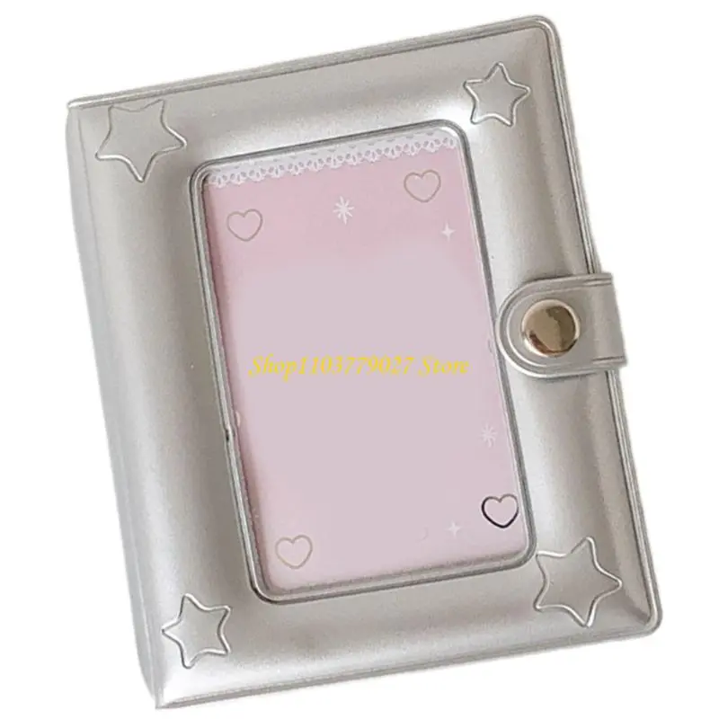 C4DF Portability Photo Organizers Book Single Per Page Memory Keepers Compactly Travel Essential Photo Storage Book Display