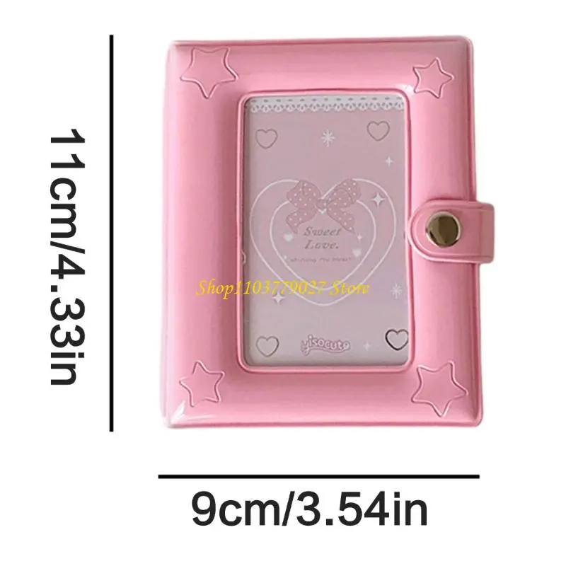 C4DF Portability Photo Organizers Book Single Per Page Memory Keepers Compactly Travel Essential Photo Storage Book Display