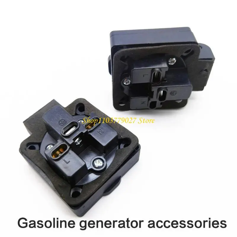 C4DF Industrial Waterproof Socket Dustproof Outlet with Cover Electrical Wiring Receptacle Outlet for Gasolines Generator