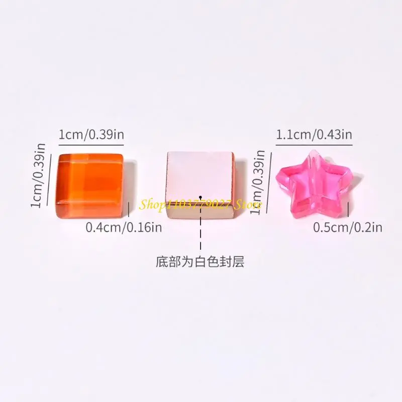 C4DF Glass Tiles Glass Pieces DIY Ceramic Glass Craft Supplies