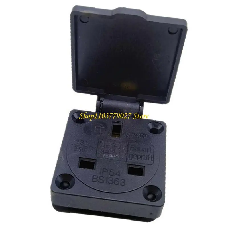 C4DF Industrial Waterproof Socket Dustproof Outlet with Cover Electrical Wiring Receptacle Outlet for Gasolines Generator