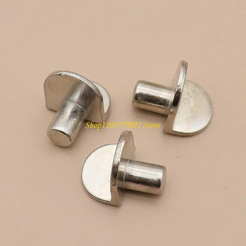 C4DF 20pcs Practical 5mm Alloy Shelf Supports for Bookcase and Cupboard Storage