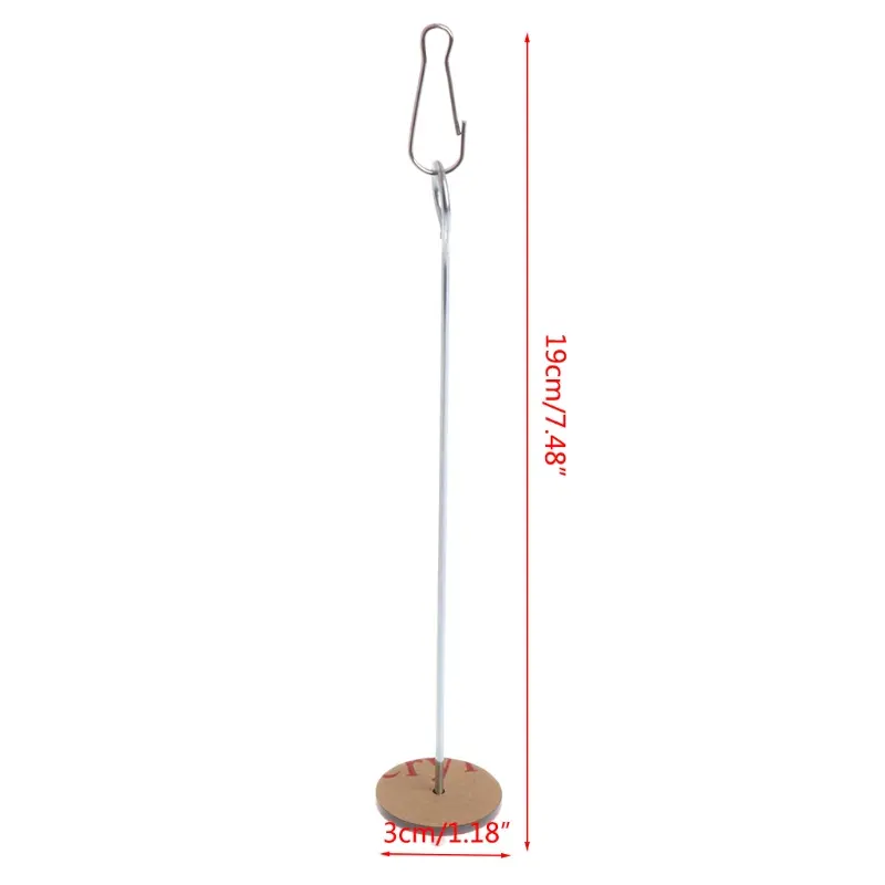 Bird Food Holder Skewer for Fruit Vegetable Metal Hanging Hook Stainless Steel Treat Feeders to Keep Cage Coop Clean