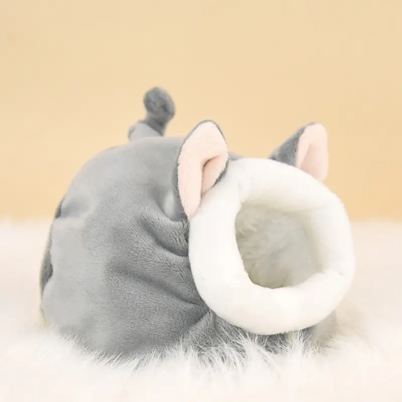 Hamster House Guinea Pigs Nest Small Animal Sleeping Bed Winter Warm Velvet Bed Soft Accessories for Rodents/guinea Pigs
