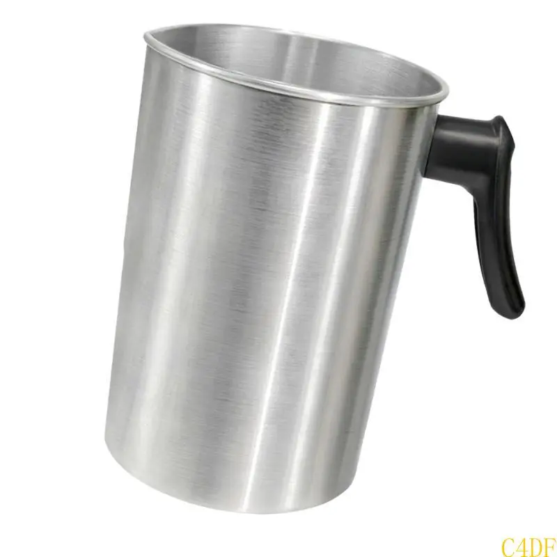 Candle Making Pouring Cup for Candle Making 101.4oz Aluminum Alloy Wax Melting Cup with Heat-Resistant Handle