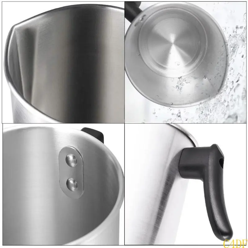 Candle Making Pouring Cup for Candle Making 101.4oz Aluminum Alloy Wax Melting Cup with Heat-Resistant Handle