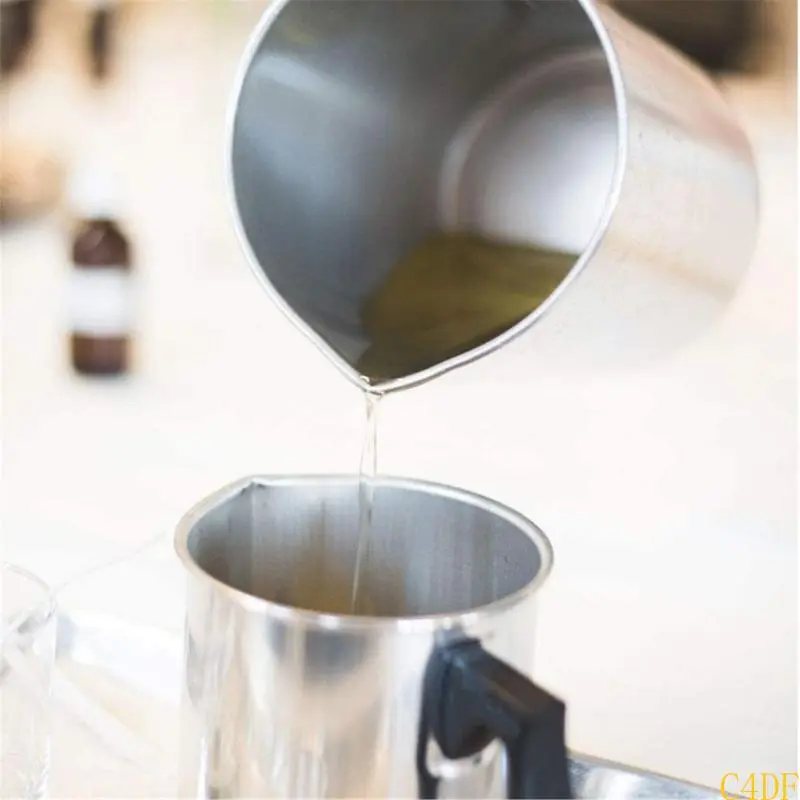 Candle Making Pouring Cup for Candle Making 101.4oz Aluminum Alloy Wax Melting Cup with Heat-Resistant Handle