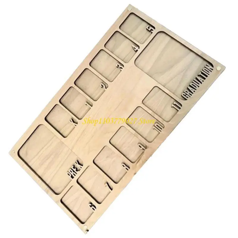 Personalizing Wooden School Years Picture Frame Pre-K to 12 Graduation Gift Keepsakes for Kids Teachers and Parent