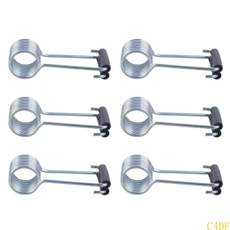 6Pcs SelfClosing Door Closers Torsions Spring Hinge Spring Butt Hinge Pin Universal Butterfly Spring Door Closers