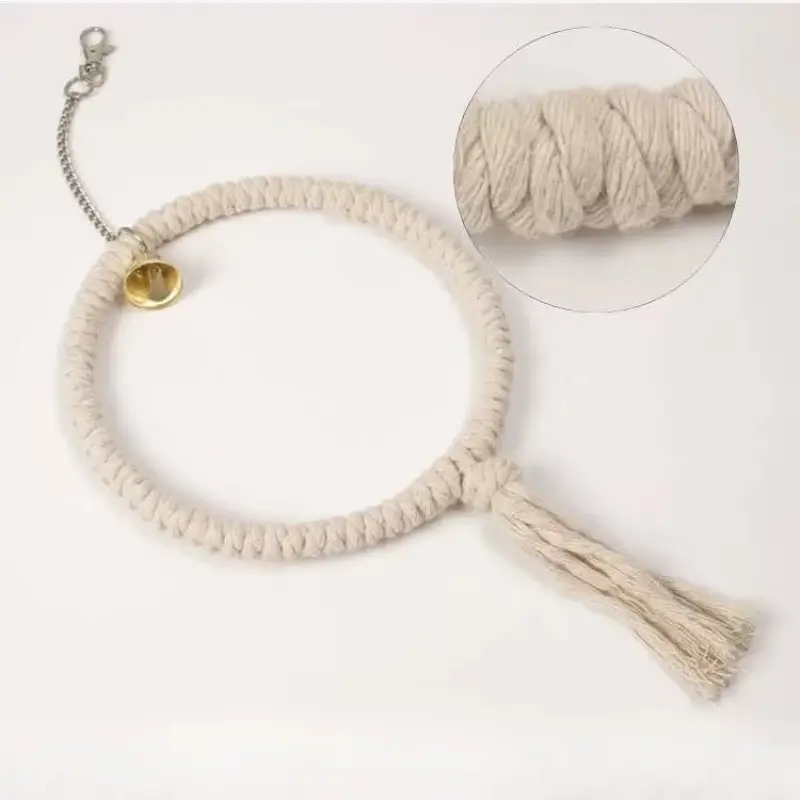 Screw Head Cotton Parrot Pole Sturdy Hanging Clip Parrot Standing Woven Rope Rotating Comfortable Bird Bite Toy Climbing
