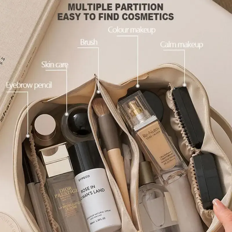 Multifunction Travel Cosmetic Bag Large Capacity Travel Cosmetic Bag Women Toiletries Organizer Female Storage Make Up Case Tool