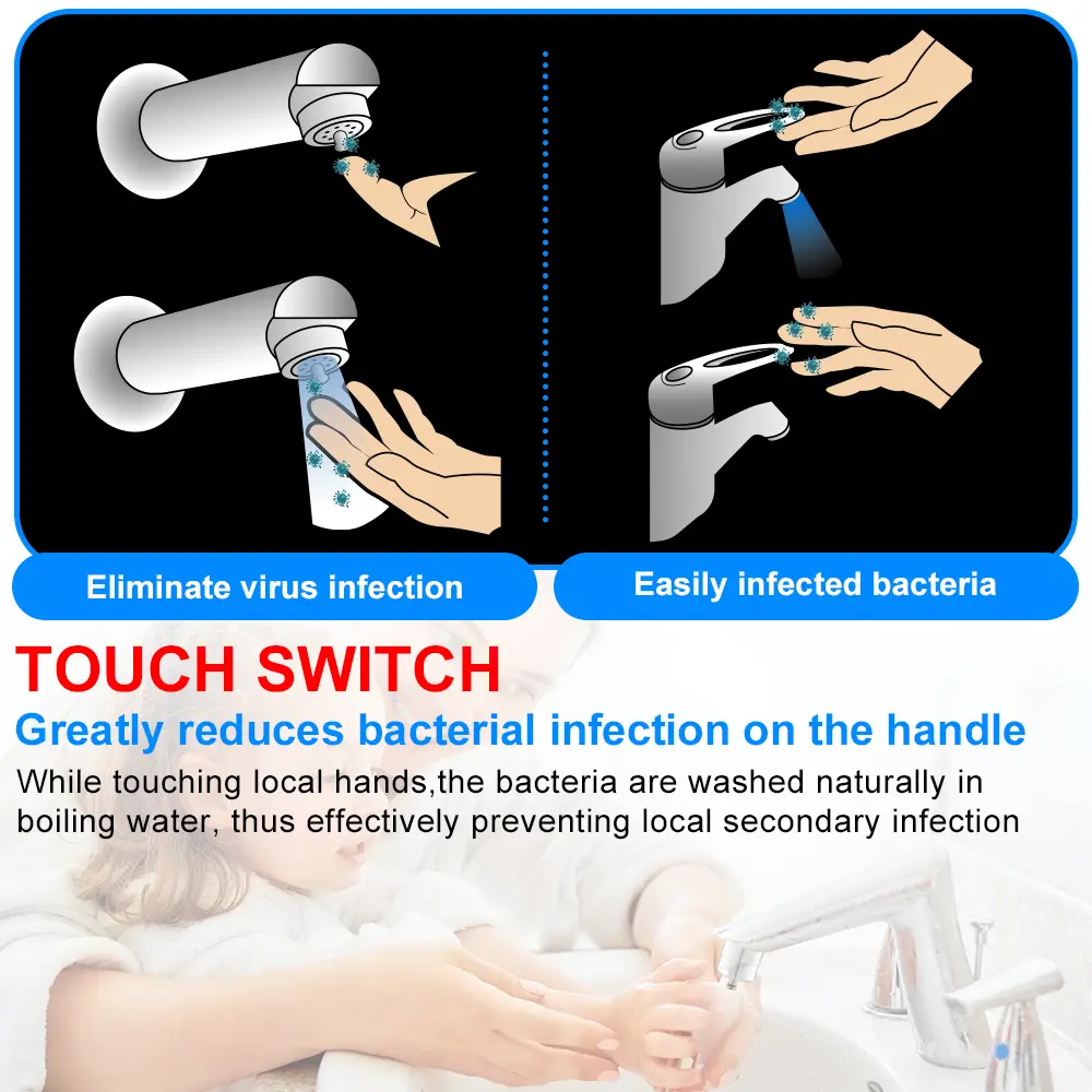 Kitchen Faucet Accessories One Touch Tap Aerators Water Saving Control Valve Faucet Aerator Male Thread 24mm Bubbler Tap Nozzle