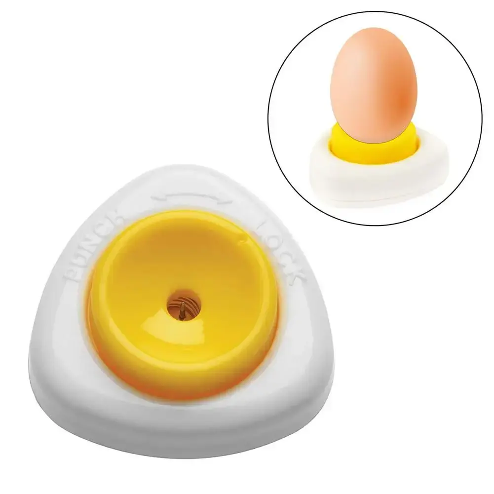1pc Egg Piercer Pricker Dividers Beater with Lock Kitchen Craft Semi-Automatic Kitchen Gadget Egg Tool Cracker Cooking Tools