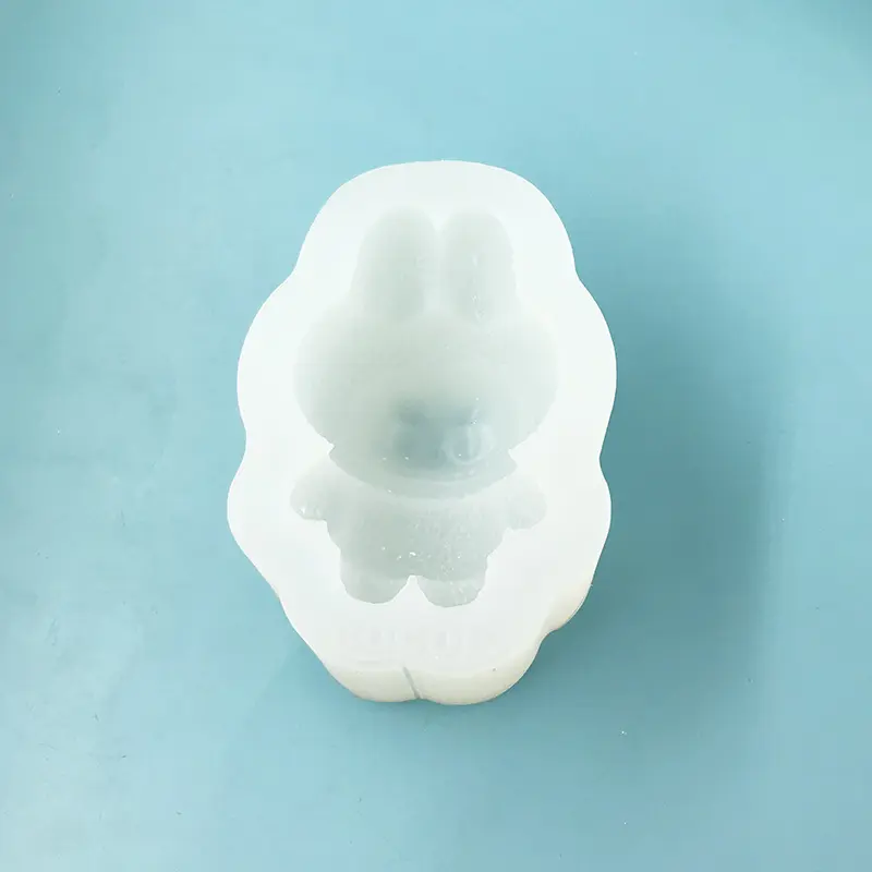 Silicone Mold Non-stick Demolding Heat-resistant DIY Chocolate Mousse Candle Cake Mold for Cute Cartoon Image Baking Mold