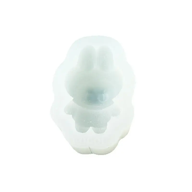Silicone Mold Non-stick Demolding Heat-resistant DIY Chocolate Mousse Candle Cake Mold for Cute Cartoon Image Baking Mold