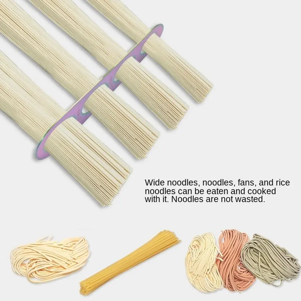 Stainless Steel Spaghetti Measurer Pasta Measure Cook Kitchen Utensil Tools Noodle 4 Hole Measuring Portion Control