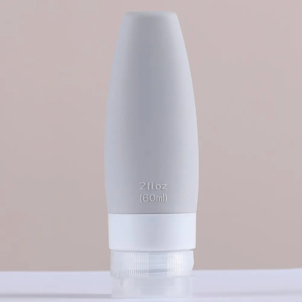 60/100ml Portable Silicone Refillable Bottle Travel Packing Lotion Shampoo Cosmetic Squeeze Containers Portable Bottle bottle